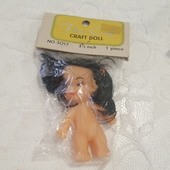 Vintage Fibre Craft hard body Doll  New - Picture 1 of 10